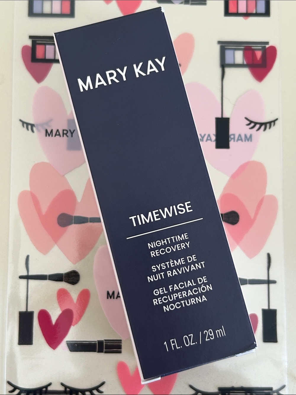 Mary Kay TimeWise Nighttime Recovery Gel – Navy Blue Box